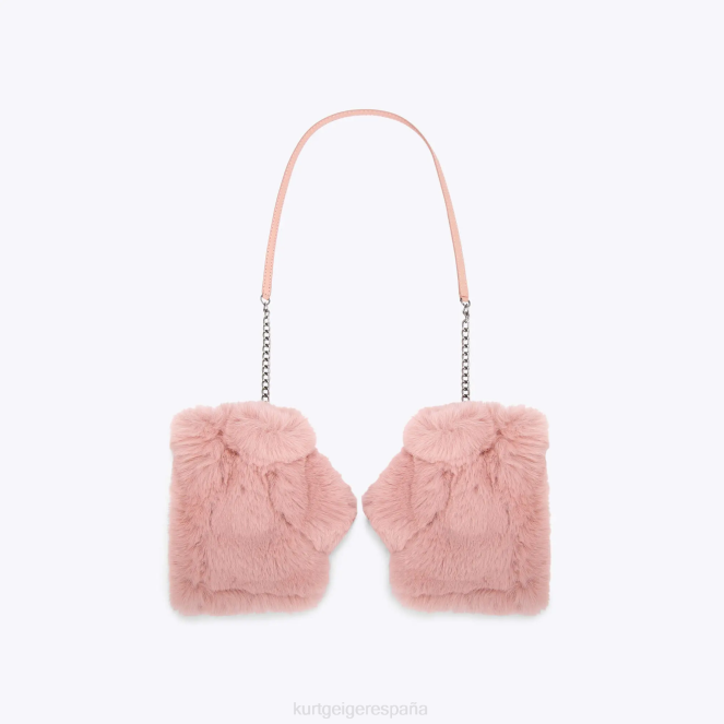 Kurt Geiger mujer guantes sin dedos london poppy 2LPR509 | accesorios rosa